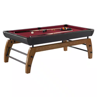 Pool Table Designed for Family Game Rooms, 84 Inch Playfield, Wool-Blend Surface, Complete Accessories