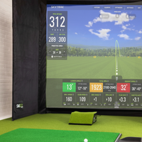 Golf Simulator Enclosure Built for Realistic Indoor Practice, 7 Size Options, Premium Construction, Weather-Proof