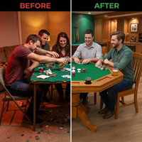 Kingston Oak 3-In-1 Poker Table — Before & After