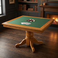 Kingston Oak 3-In-1 Poker Table — Studio Shot