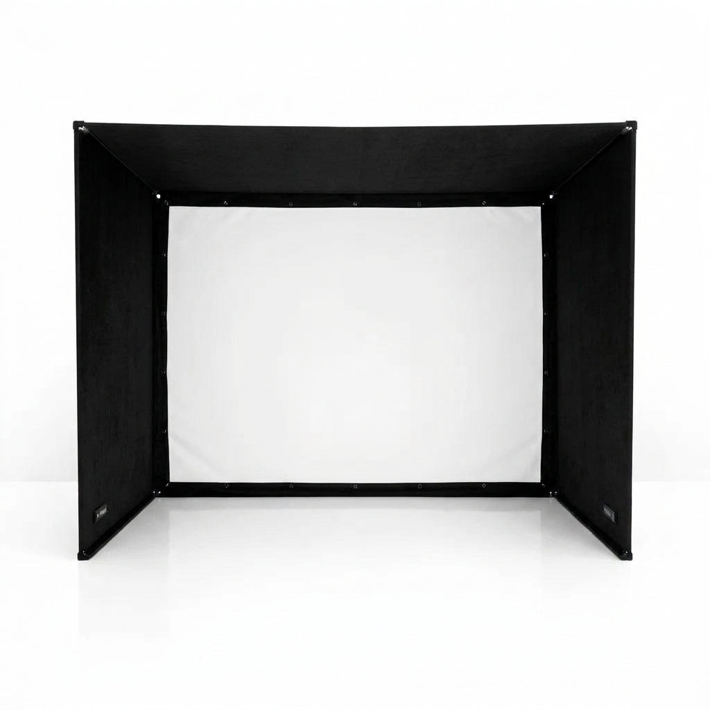 Simbox Golf Simulator Enclosure - 7 Sizes Available — Studio Shot