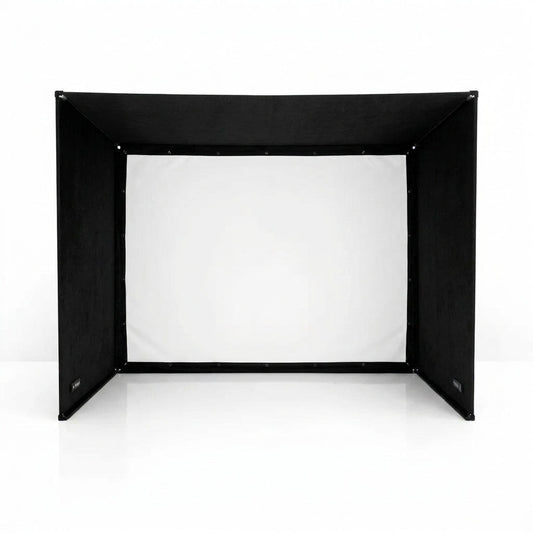 Simbox Golf Simulator Enclosure - 7 Sizes Available — Studio Shot