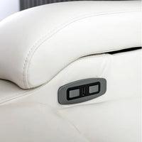 Home Theater Recliner Chair Built for Movie Night Comfort, Power Reclining, USB Charging, Cup Holders